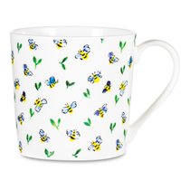 Кружка Just Mugs Dorset Милые жучки Пчелки 400 мл, фарфор костяной - Just Mugs
