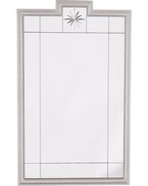 Зеркало в серебряной раме Комо, цвет серебряный - Louvre Home