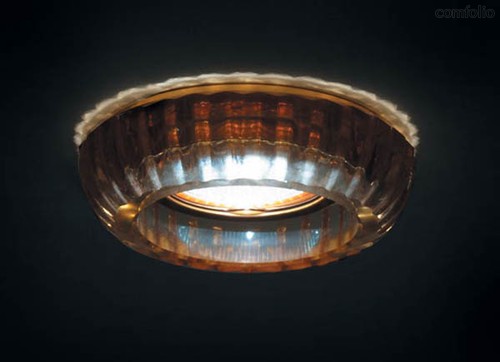 Donolux Светильник встраиваемый декоративный хрустальный, хром D 95 H 65 мм, галог. лампа MR16 GU5,3 - Donolux
