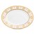 Блюдо овальное Narumi Золотая тиара 32х23 см, фарфор костяной - Narumi