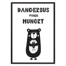 Медведь "Dangerous", 30x40 см - Dom Korleone