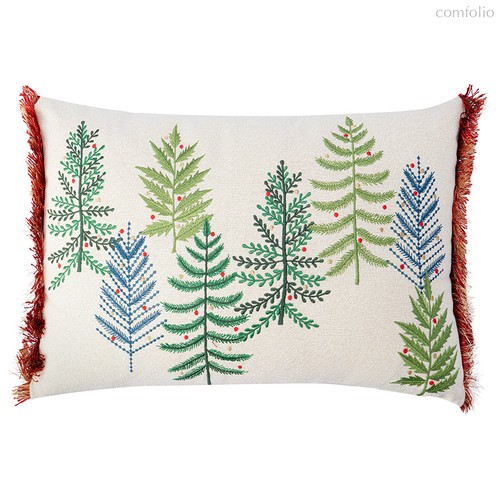 Подушка Зима в лесу из коллекции New Year Essential, 30x45см - Tkano