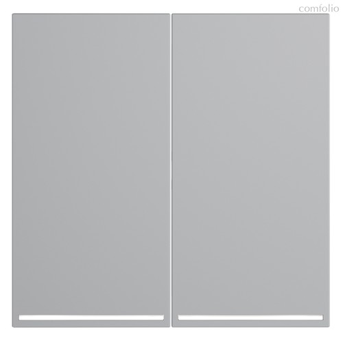 Клавиши для выключателя/переключателя двухклавишного с подсветкой, S70 серый - Voltum