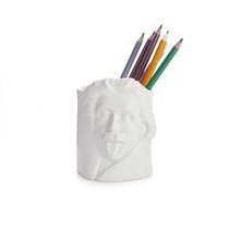 Подставка для канцелярских принадлежностей Albert Einstein, цвет белый - Balvi