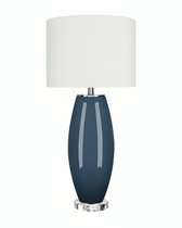 Синяя настольная лампа Мальта