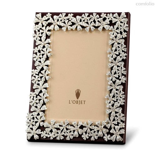 Рамка для фото L’Objet Гирлянда 10х15 см, платиновое покрытие, кристаллы Сваровски, п/к - L’Objet