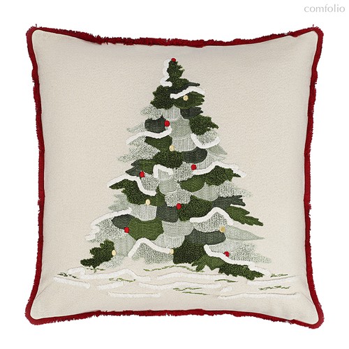 Подушка декоративная Festive tree из коллекции New Year Essential, 45х45 см - Tkano