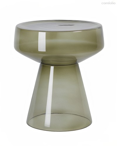 Оливковый приставной столик Флумс Ø 37 см - Louvre Home