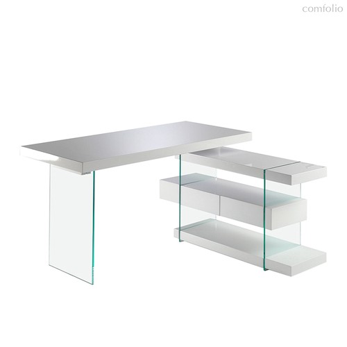 Письменный стол Decora 978OT-BLANCO /3002, цвет прозрачный - Angel Cerda