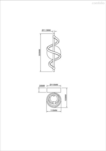 Настенный светильник (бра) Freya FR6097WL-L12W - Freya