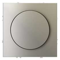 Светорегулятор встраиваемый VOLTUM S70 поворотно-нажимной 600 Вт, (шелк) - Voltum