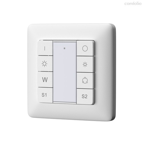 Кнопочная настенная панель 2 сцены, 1 группа DALI DT8 Цветной (RGB)+W - Maytoni