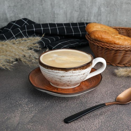 Чайная пара 230 мл d 10 см h5,2 см Wood Fusion P.L. Proff Cuisine - P.L. Proff Cuisine