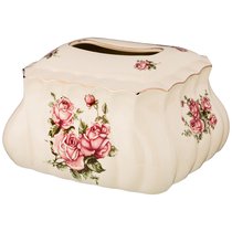 Салфетница Корейская Роза 20x16 см Высота 12 см