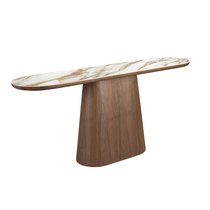 Консоль 3284 из керамики в мраморной отделке и ореха - Angel Cerda