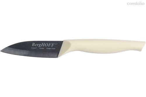 Нож для чистки керамический 7,5см, цвет бежевый - BergHOFF