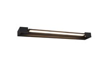 LED Logic светильник накладной, 18W, L600, W100, H42мм, 2000Lm, Ra80, 3000К, IP44, черный, блок питания в комплекте - Donolux