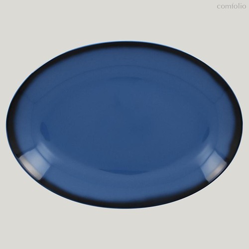 Блюдо овальное RAK Porcelain LEA Blue (синий цвет) 32 см - RAK Porcelain