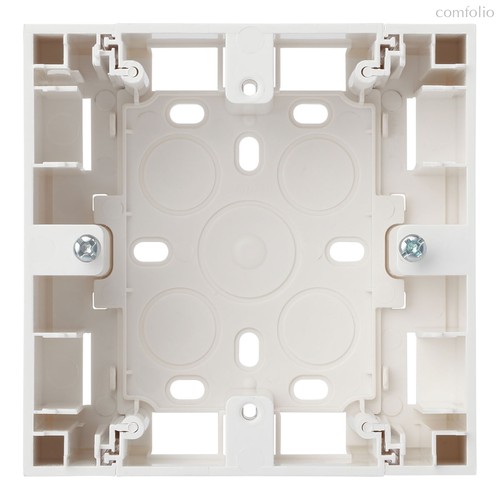 Коробка для накладного монтажа 35996 MW, белый сатин - Rikett