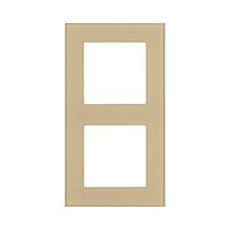 Рамка 2-постовая, стекло золотой Kollinger Asthetik AS2GD - Kollinger