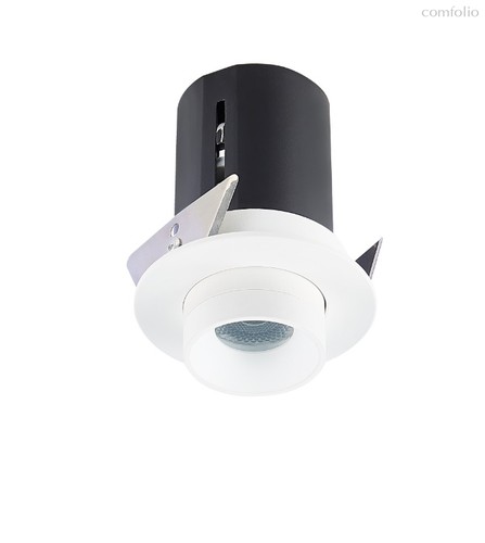LED Periscope светильник встраиваемый, 3Вт, D55xH60мм, 160Лм, 24°, 3000К, IP20, Ra >90, белый, блок питания в комплекте - Donolux