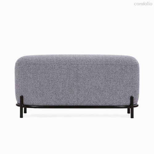 Пуф Pawai 80х45, цвет темно-серый/черный - Cosmo Red