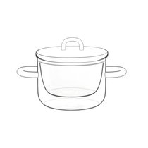 Бульонница с крышкой для подачи d9.5 h9.4см 250мл - Bauscher