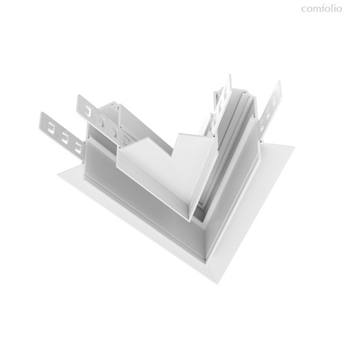 Коннектор угловой 45° Exility встраиваемый под ГКЛ 9,5мм, белый - Maytoni