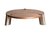 Стол журнальный Конг (Kong) св. орех d138x33см, столешница d120 - Garda Decor