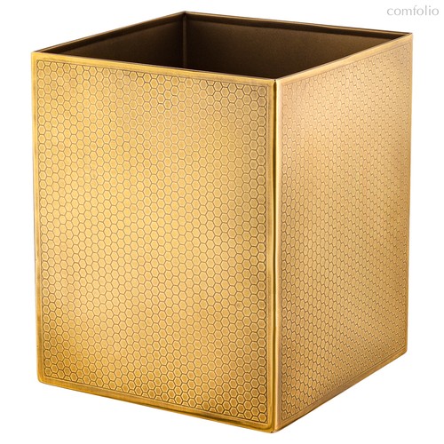 Мусорная корзина МЁД, цвет Состаренная латунь - Covali