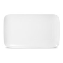 Блюдо прямоугольное Decor de table Плиссе 35,8х21,4 см, фарфор костяной, п/к - Decor De Table