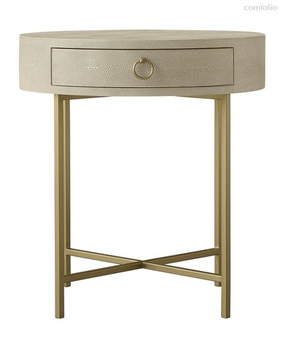 Бежевая прикроватная тумба Айрин, цвет бежевый - Louvre Home