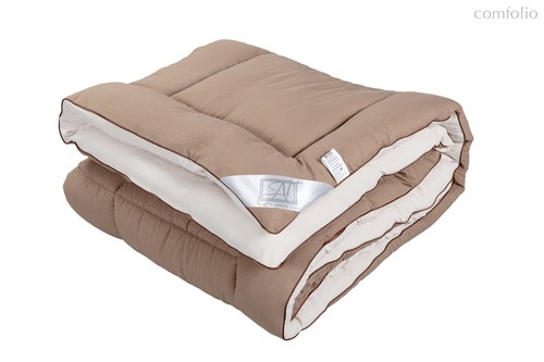 Одеяло ОЖЛ-20-Мокко-Бежевый "FLUFFY DREAM" CLASSIC 172х205 классическое-всесезонное - АльВиТек