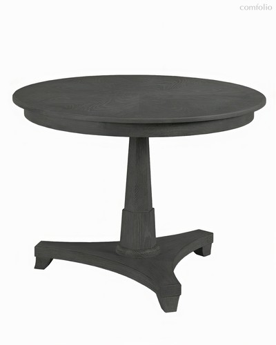 Чёрный обеденный стол из дуба Парма, цвет черный - Louvre Home