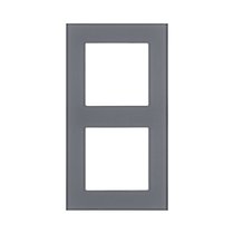 Рамка 2-постовая, стекло серый Kollinger Asthetik AS2GY - Kollinger