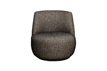 Кресло Риволи (GD/Rivoli) поворотное рогожка черно-золотое Santo302-CHZOL 73x80x74см - Garda Decor
