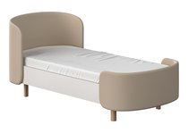 Кровать подростковая KIDI Soft размер М (бежевый) - Ellipse