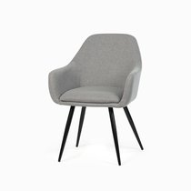 Обеденный стул Sebastian, цвет темно-серый/черный - Cosmo