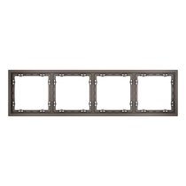 Рамка пластиковая VOLTUM S70 на 4 пост, капучино - Voltum