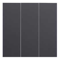 Клавиши трехклавишного выключателя 35661 MB, черный сатин - Rikett