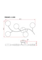 Потолочный светильник Freya FR6048CL-L10GB - Freya