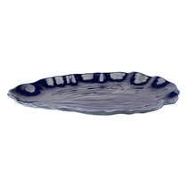 Блюдо сервировочное Clams синего цвета из коллекции Sea treasures