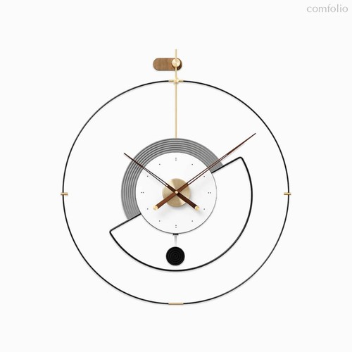 Часы настенные Consilia, цвет белый/серый - Cosmo