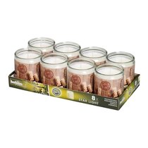 Свеча Bolsius сервировочная в стеклянной банке "Cork", 50 часов горения, 100% парафин, 8 - Bolsius