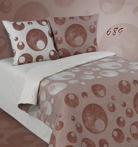 Комплект постельного белья ПА-4-689 Семья Поплин с наволочками 70х70х2 шт. - АльВиТек