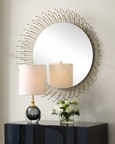 Золотое зеркало настенное Уго, цвет золотой - Louvre Home