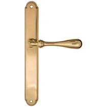 Дверная ручка на планке Fratelli Cattini "RETRO" PL01-OLV полированная латунь - Fratelli Cattini