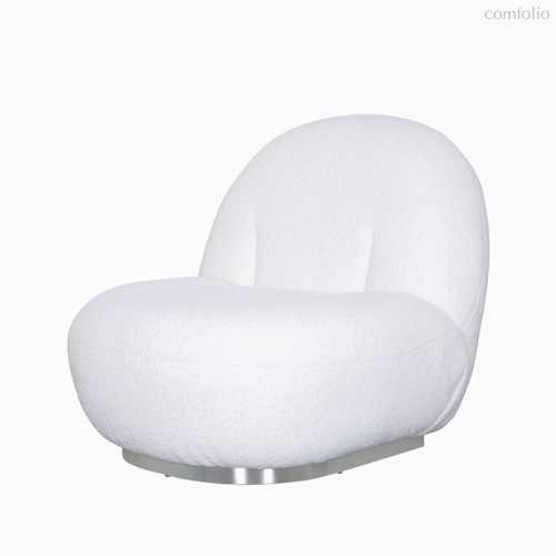 Кресло Madine, цвет белый/серебряный - Cosmo