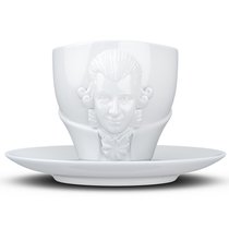 Чайная пара Talent Wolfgang Amadeus Mozart, 260 мл, белая - Fiftyeight Products