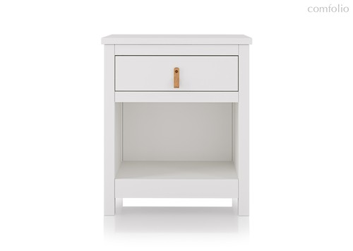 Тумба прикроватная Wood (белый) - Ellipse